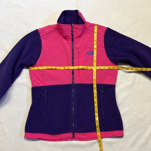 The North Face Womens Custom Denali‎ Fleece Full Zip Jacket Medium Pink & Purple - Picture 8 of 14